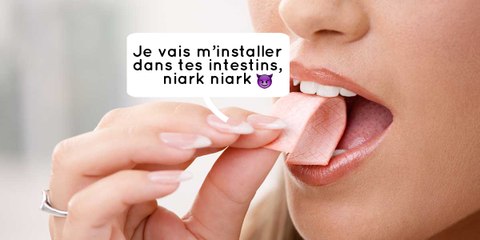 Que se passe-t-il quand on avale un chewing-gum ?