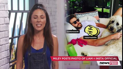 Miley Cyrus & Liam Hemsworth Are FINALLY Instagram Official