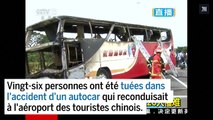 Un accident de bus fait 26 morts à Taïwan