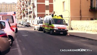 [TWO TONE SIREN] Ambulanza Cagliari emergenza in emergenzaItaliana ambulance responding