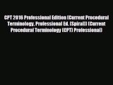 behold CPT 2016 Professional Edition (Current Procedural Terminology Professional Ed. (Spiral))