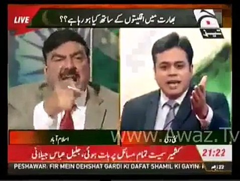 sheikh rashed shuts up 3 indian anchors at a time.