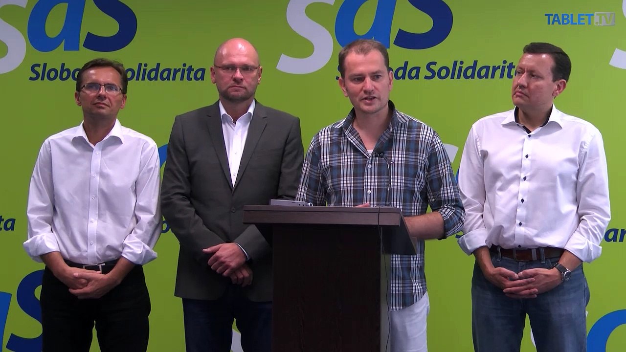ZÁZNAM: SaS a OĽaNO-NOVA pôjdu do budúcoročných VÚC volieb spoločne 