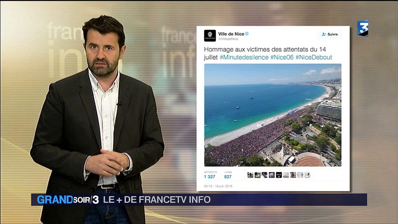 Attentat de Nice : une minute de silence numérique