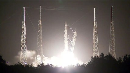 Envían la cápsula Dragon a ISS y lanzador regresa con éxito