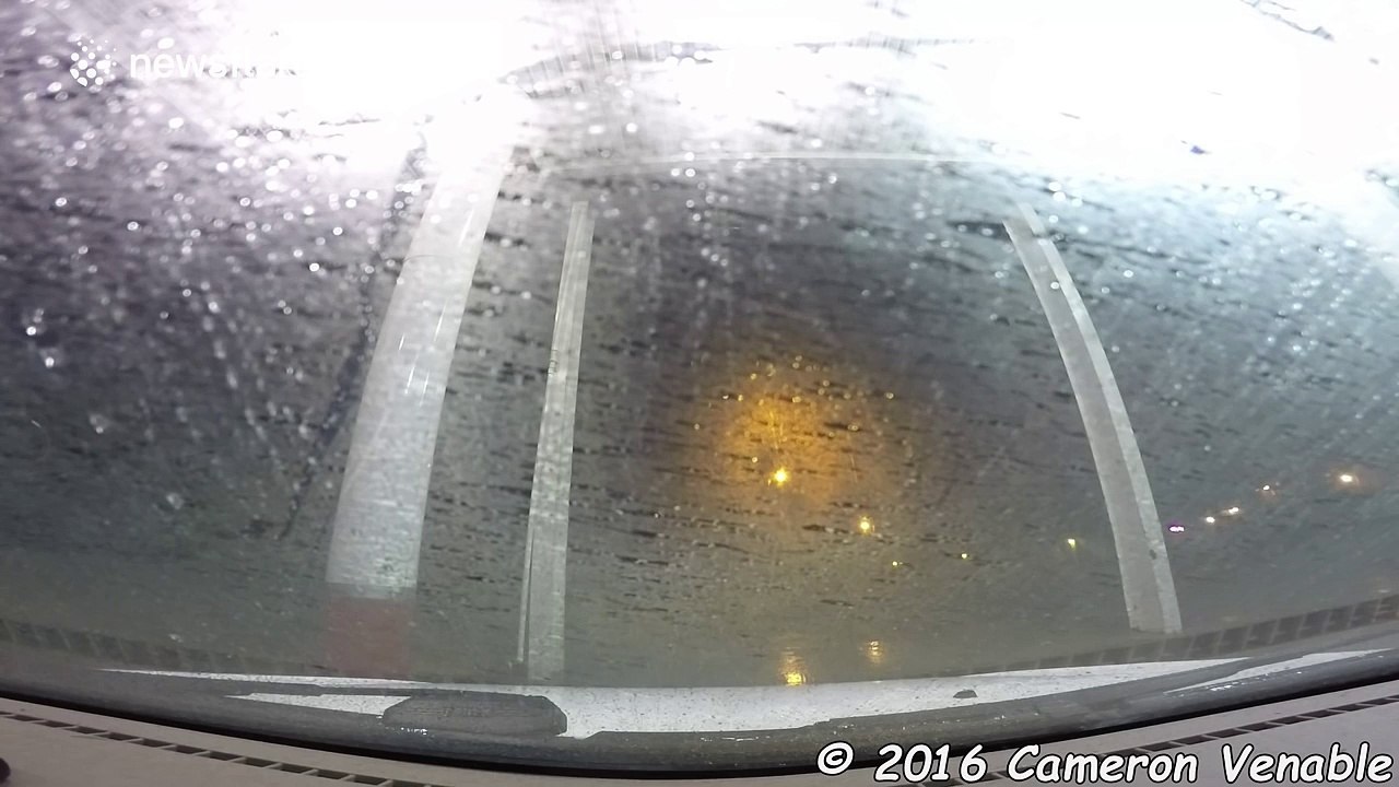 Very close lightning strike