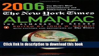 Read The New York Times Almanac 2006: The Almanac of Record  PDF Online