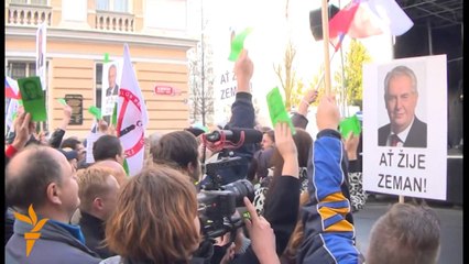 PRESIDENTI ÇEK ZEMAN THA SE NUK DO PENGOJE NJE REFERENDUM PER DALJE NGA BE DHE NATO LAJM