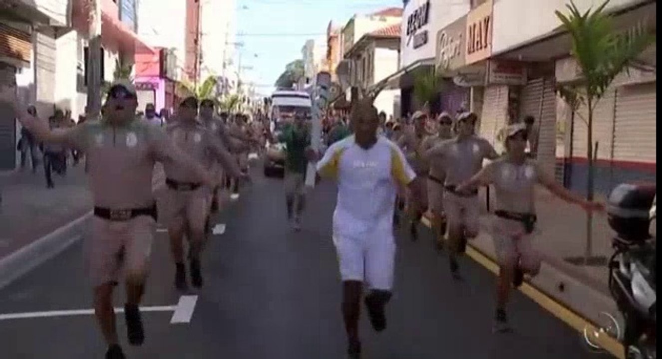 Tocha Olímpica na Região de Bauru - TV TEM