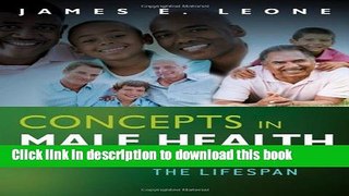 Read Concepts in Male Health: Perspectives Across The Lifespan Ebook Free