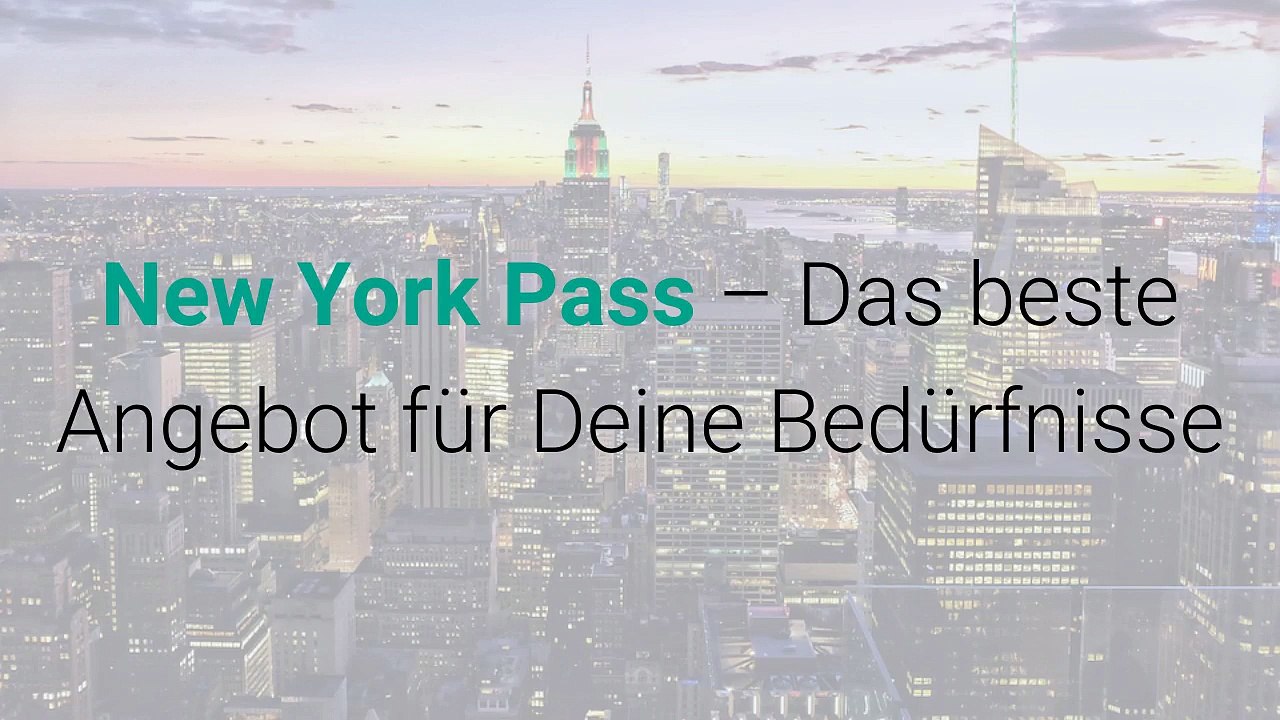the new york city pass