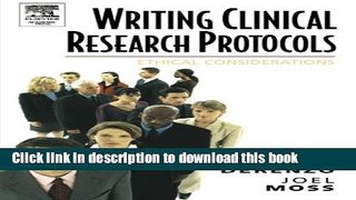 Read Books Writing Clinical Research Protocols: Ethical Considerations PDF Free