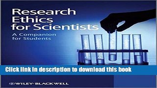 Download Books Research Ethics for Scientists: A Companion for Students PDF Online