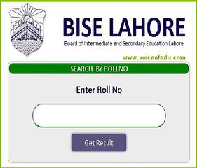 BISE Lahore Matric Result 2016