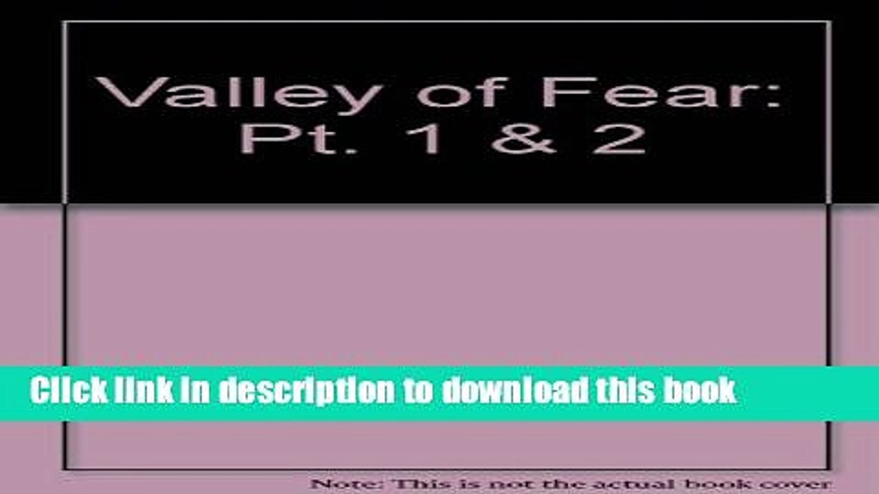 [PDF]  The Valley of Fear: Part One the Tragedy of Birlstone and Part Two the Scrowrers