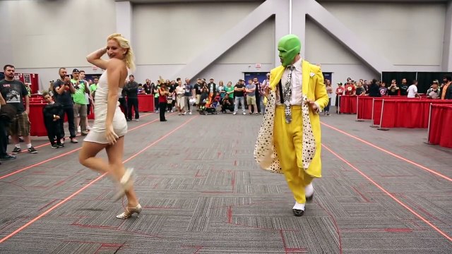 Voici un duo endiablé digne de ''the Mask'' au COMICCON de MONTRÉAL