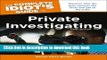 Read The Complete Idiot s Guide to Private Investigating, Third Edition (Idiot s Guides)  Ebook