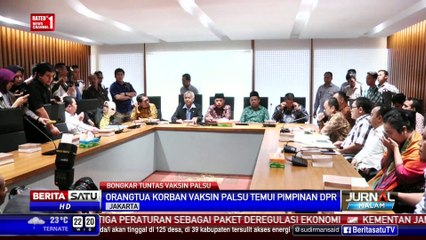 Orang Tua Korban Vaksin Palsu Mengadu ke DPR
