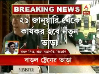 BJP leader Rahul Sinha opposes rail fare hike