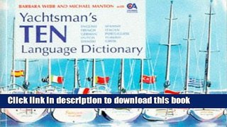 Download Yachtsman s Ten Language Dictionary  PDF Online