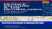 Download Road Map France, Belgium   the Netherlands (Road Map Europe)  PDF Online