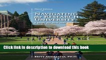 Download Navigating the Research University: A Guide for First-Year Students (Textbook-specific