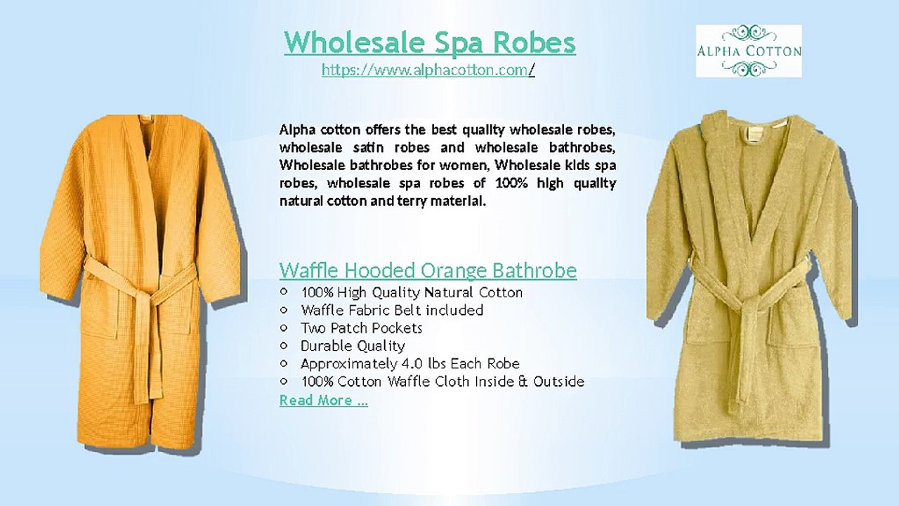 Wholesale Spa Robes