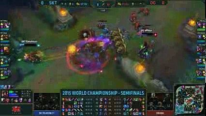 SKT vs OG Game 1  League of Legends World Championship 2015 Semifinals  Origen vs SK Telecom T1