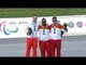 Men's discus throw F12 | Victory Ceremony | 2016 IPC Athletics European Championships Grosseto