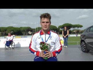 Men's 800 m T34 | Victory Ceremony | 2016 IPC Athletics European Championships Grosseto