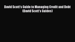 READ FREE FULL EBOOK DOWNLOAD  David Scott's Guide to Managing Credit and Debt (David Scott's