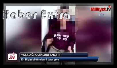 O gece yaşanan her şeyi anlattı