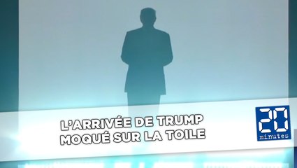 Trump moqué pour son arrivée martienne à la convention républicaine