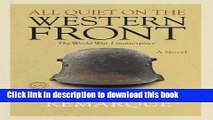 Download Books All Quiet on the Western Front: A Novel E-Book Download