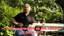 7ème anniversaire du site Footeo