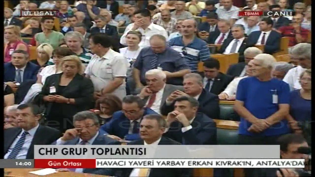 CHP GENEL BAŞKANI KEMAL KILIÇDAROĞLU-CHP GRUP TOPLANTISI-19 TEMMUZ 2016-FETÖ'CÜ DARBE GİRİŞİMİ