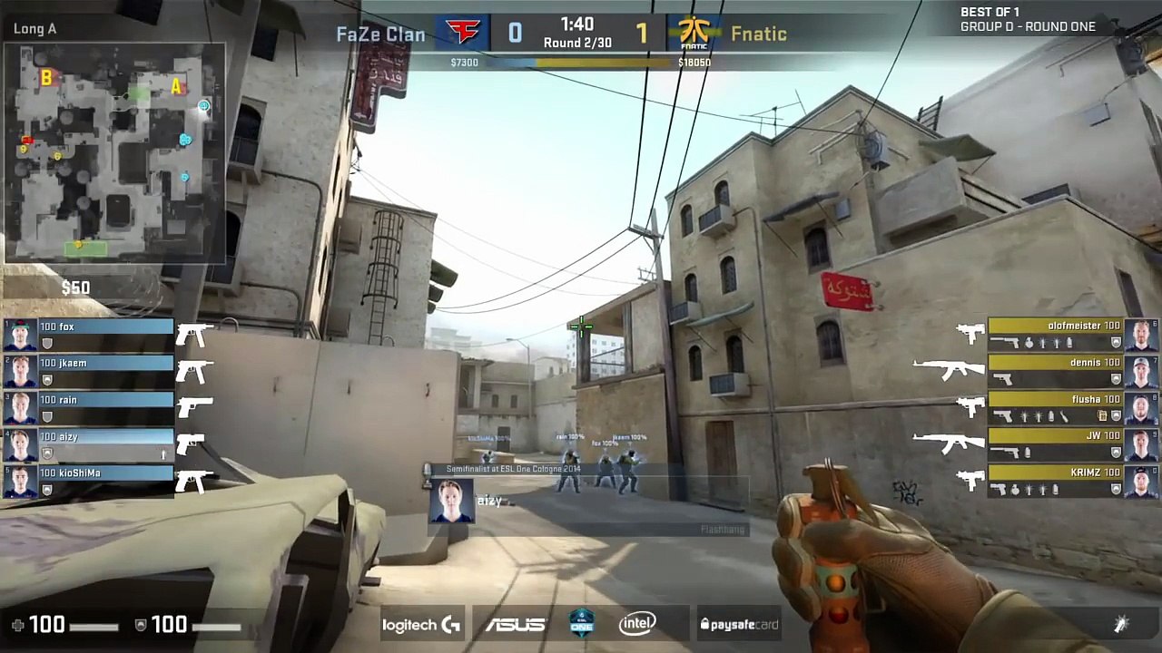 CS-GO - Fnatic vs. FaZe [Dust2] - ESL One Cologne 2016 - Group D_18