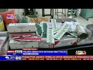 Polisi Sita Ratusan Obat Palsu di Cimahi