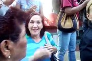 Así estuvo la protesta de mujeres a las afueras del CNE