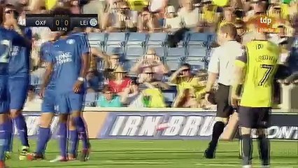 0-1 Chris Maguire Amazing Free-Kick Goal HD - Leicester City 0-1 Oxford United 1