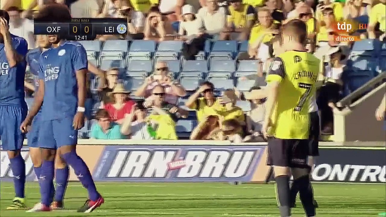 Chris Maguire Goal HD - Leicester City 0-1 Oxford United 19.07.2016