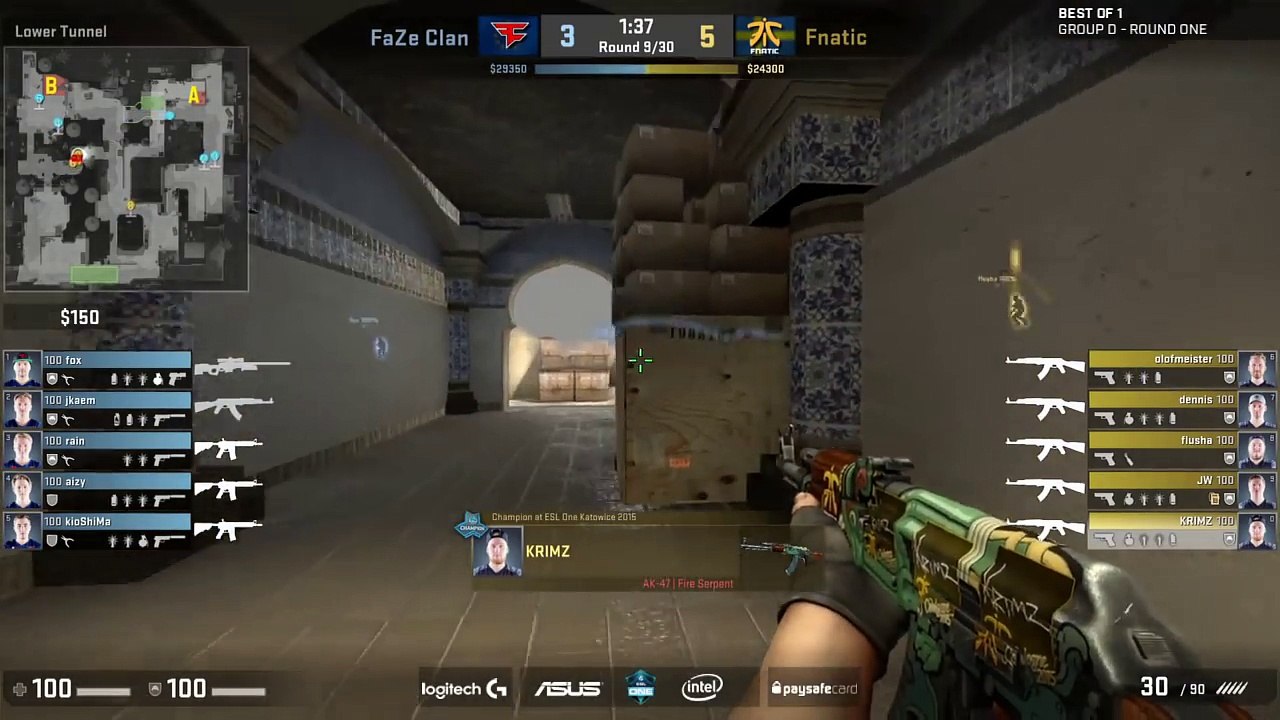 CS-GO - Fnatic vs. FaZe [Dust2] - ESL One Cologne 2016 - Group D_57