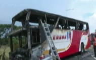 Autobús se incendió en Taiwán y murieron al menos 26 personas