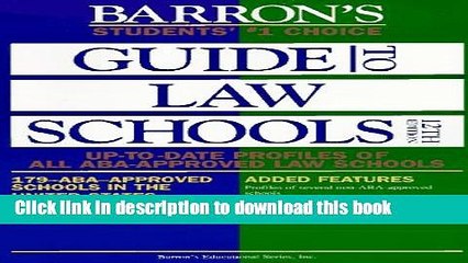 [PDF] Barron s Guide to Law Schools (12th ed) Download Online