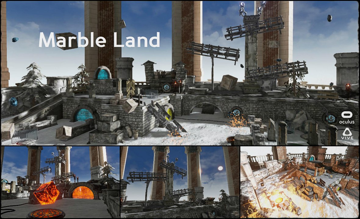Marble Land - Virtual Reality Puzzle Game - Oculus Rift CV1