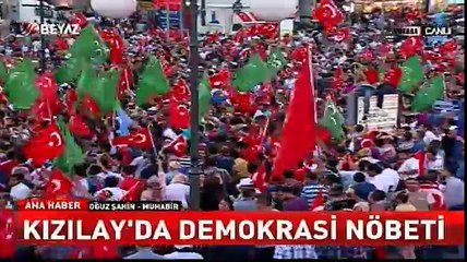 Kızılay'da demokrasi nöbeti devam ediyor (19.07.2016)