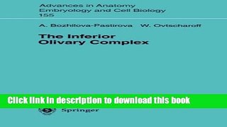 Read The Inferior Oilvary Complex  PDF Free