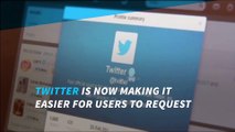 Twitter is now making it easier to request a verified account