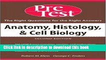 Read Anatomy, Histology   Cell Biology: PreTest Self-Assessment   Review  PDF Free