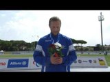 Men's javelin F44 | Victory Ceremony | 2016 IPC Athletics European Championships Grosseto
